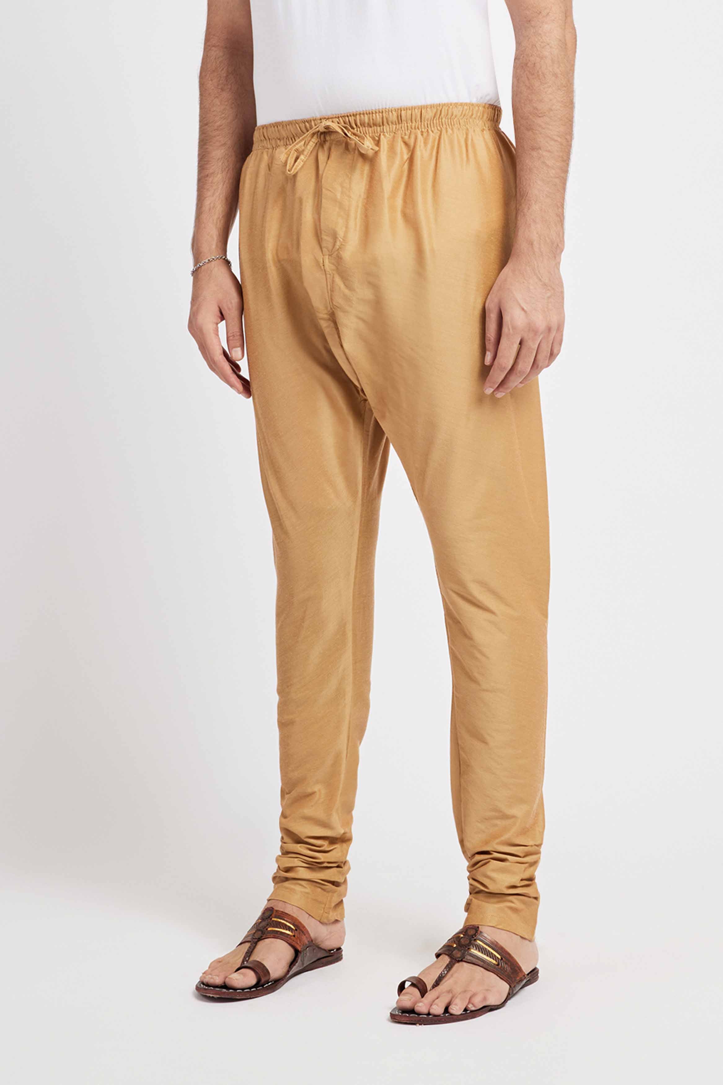 Beige Mens Churidar